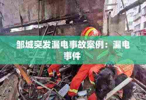 邹城突发漏电事故案例：漏电事件 