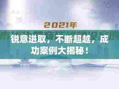 锐意进取，不断超越，成功案例大揭秘！