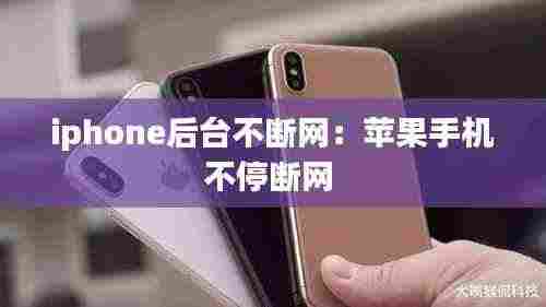iphone后台不断网：苹果手机不停断网 