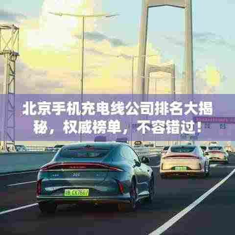 北京手机充电线公司排名大揭秘，权威榜单，不容错过！