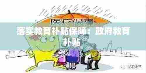 落实教育补贴保障：政府教育补贴 