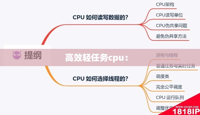 高效轻任务cpu： 