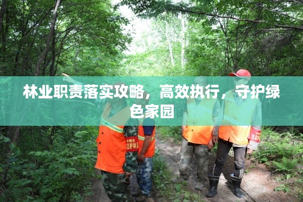 林业职责落实攻略，高效执行，守护绿色家园