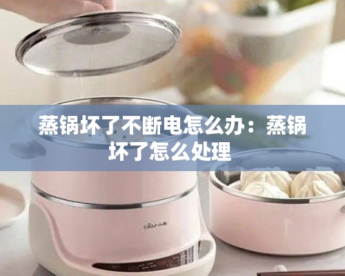 蒸锅坏了不断电怎么办：蒸锅坏了怎么处理 