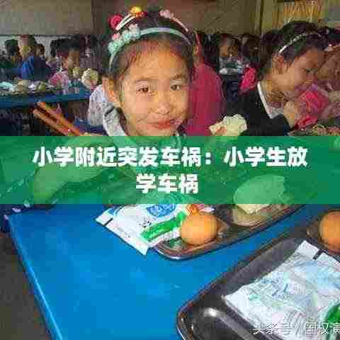 小学附近突发车祸：小学生放学车祸 