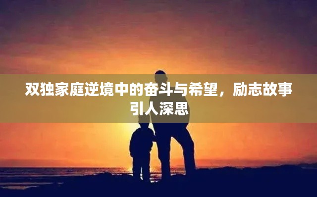 双独家庭逆境中的奋斗与希望，励志故事引人深思
