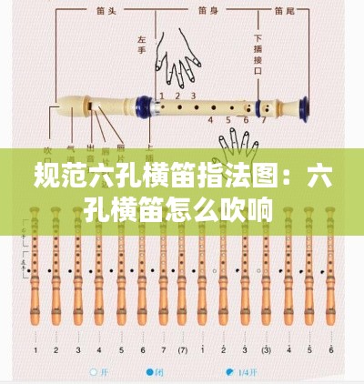 规范六孔横笛指法图：六孔横笛怎么吹响 