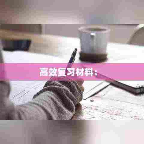 高效复习材料： 