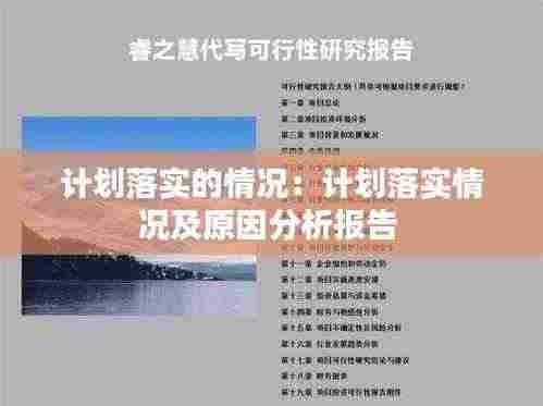 计划落实的情况：计划落实情况及原因分析报告 