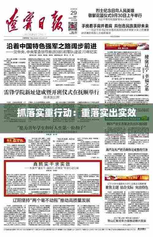 抓落实重行动：重落实出实效 