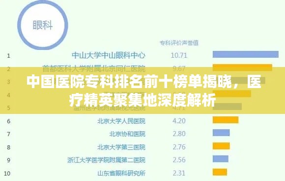 中国医院专科排名前十榜单揭晓，医疗精英聚集地深度解析