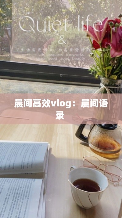 晨间高效vlog：晨间语录 