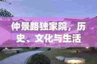 仲景路独家院，历史、文化与生活的完美交融