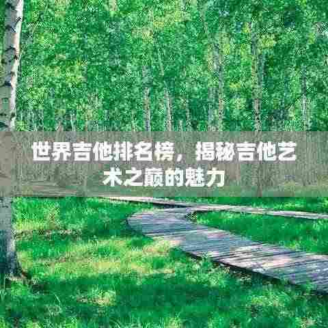 世界吉他排名榜，揭秘吉他艺术之巅的魅力