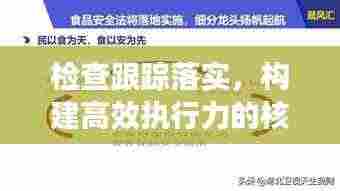 检查跟踪落实，构建高效执行力的核心路径