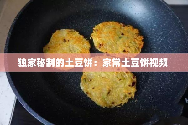 独家秘制的土豆饼：家常土豆饼视频 