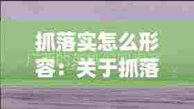 抓落实怎么形容：关于抓落实的经典语录 
