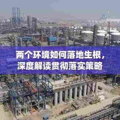 两个环境如何落地生根，深度解读贯彻落实策略