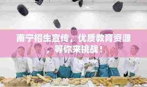 南宁招生宣传，优质教育资源，等你来挑战！