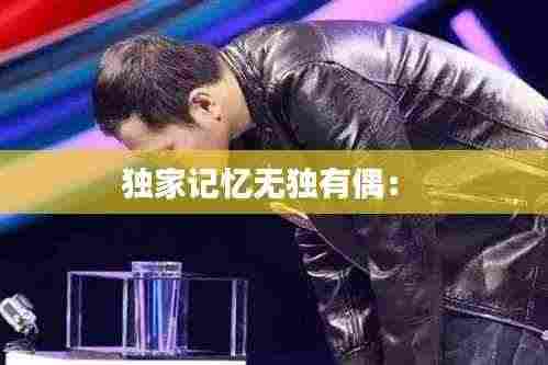 独家记忆无独有偶： 