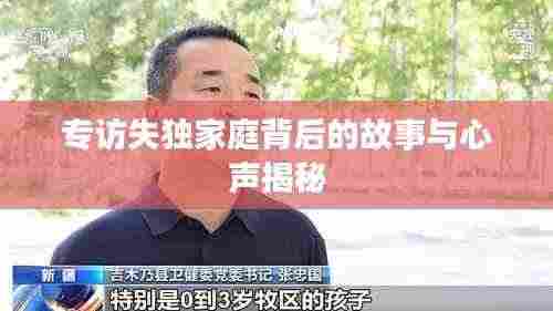 专访失独家庭背后的故事与心声揭秘