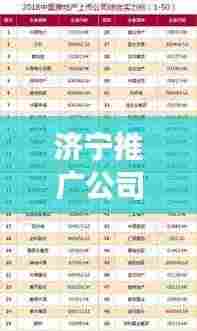 济宁推广公司排名揭晓，市场深度分析！