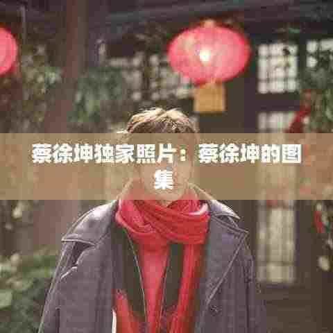 蔡徐坤独家照片：蔡徐坤的图集 