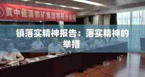 镇落实精神报告：落实精神的举措 