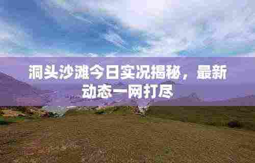 洞头沙滩今日实况揭秘，最新动态一网打尽