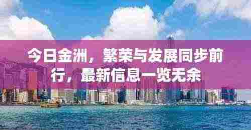 今日金洲，繁荣与发展同步前行，最新信息一览无余