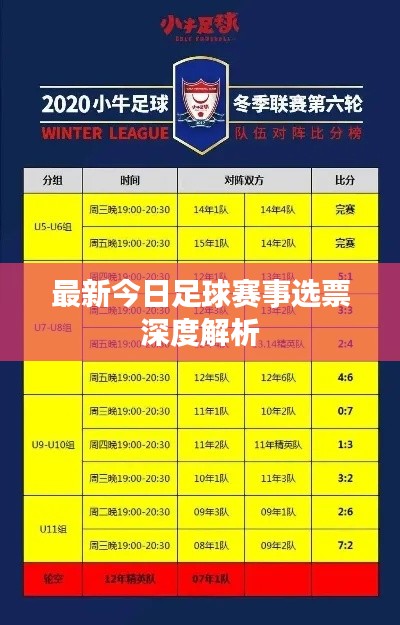 最新今日足球赛事选票深度解析