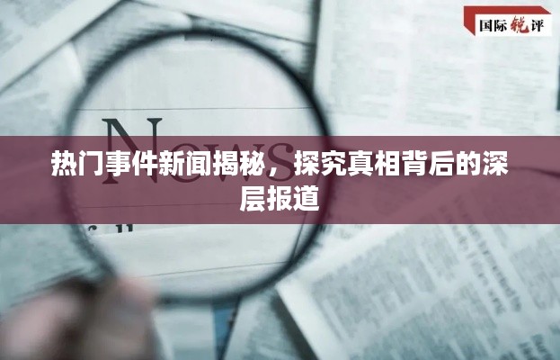 热门事件新闻揭秘，探究真相背后的深层报道