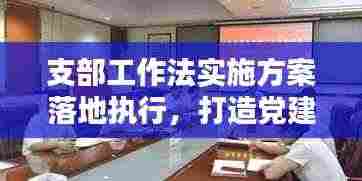 支部工作法实施方案落地执行，打造党建新篇章！