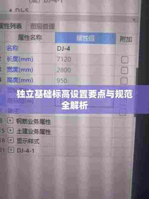 独立基础标高设置要点与规范全解析
