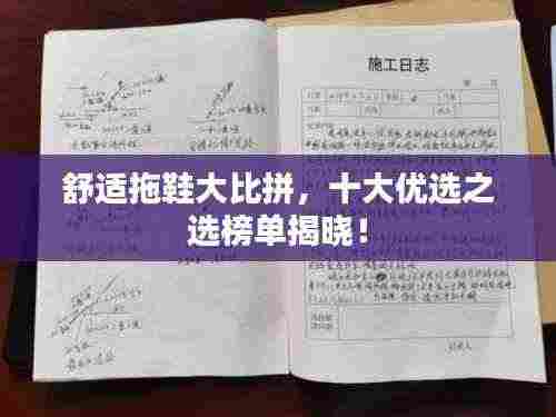 舒适拖鞋大比拼，十大优选之选榜单揭晓！