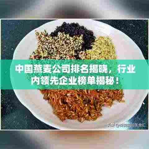 中国燕麦公司排名揭晓，行业内领先企业榜单揭秘！