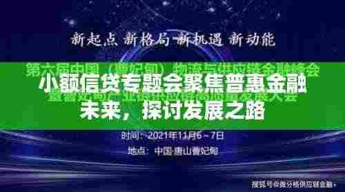 小额信贷专题会聚焦普惠金融未来，探讨发展之路