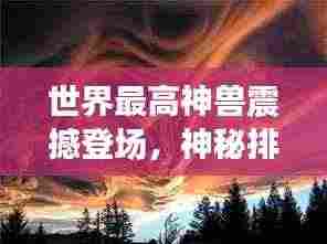 世界最高神兽震撼登场，神秘排名图片揭晓壮丽画卷！