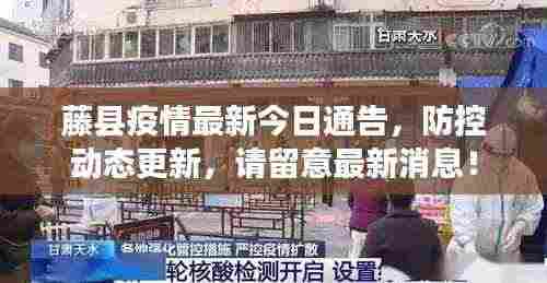 藤县疫情最新今日通告，防控动态更新，请留意最新消息！
