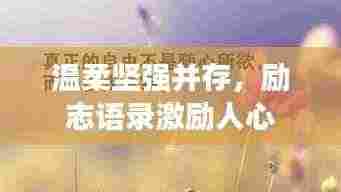 温柔坚强并存，励志语录激励人心