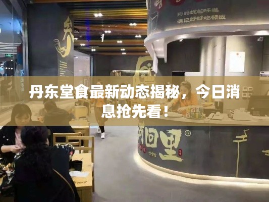 丹东堂食最新动态揭秘，今日消息抢先看！