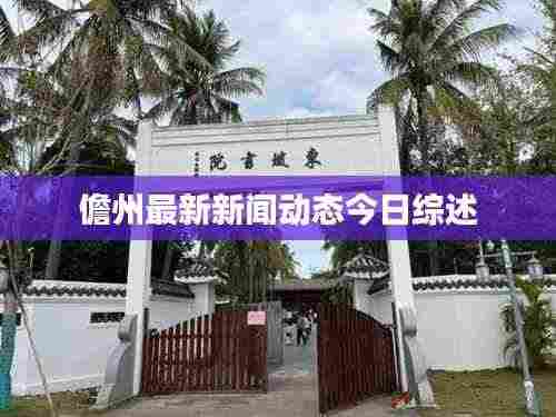 儋州最新新闻动态今日综述