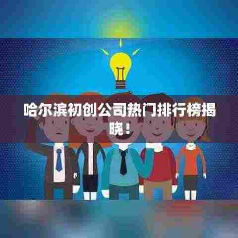 哈尔滨初创公司热门排行榜揭晓！