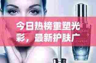 今日热榜重塑光彩，最新护肤广告揭秘，肌肤焕新光彩！