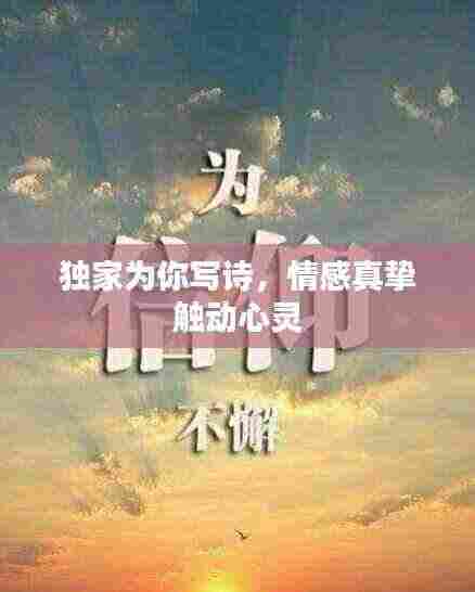 独家为你写诗，情感真挚触动心灵
