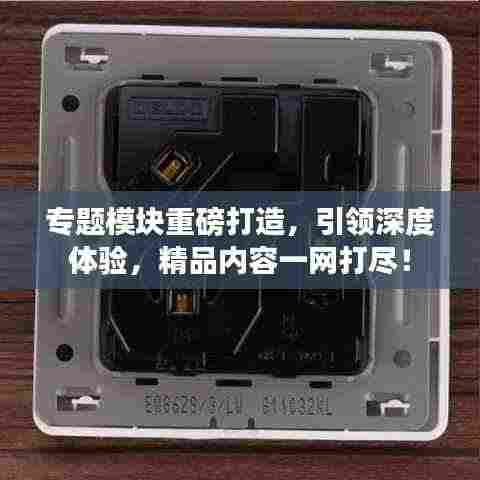 专题模块重磅打造，引领深度体验，精品内容一网打尽！