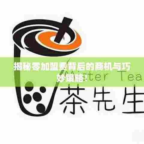 揭秘零加盟费背后的商机与巧妙策略！