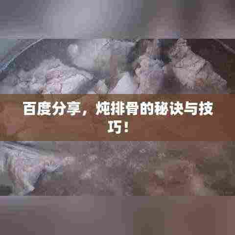 百度分享，炖排骨的秘诀与技巧！