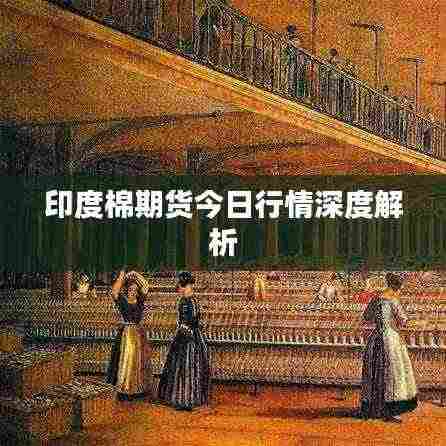 印度棉期货今日行情深度解析