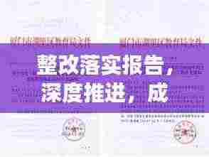 整改落实报告，深度推进，成效显著